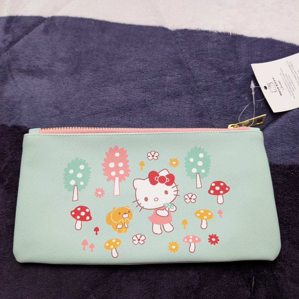 Hello Kitty Mint Green Pouch
